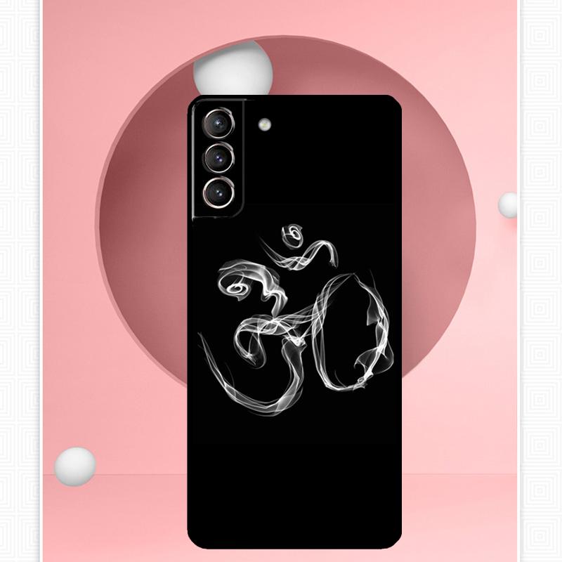 Aum Om Yoga Symbol Fitness Gym Case For Samsung Galaxy S24 Ultra S20 S21 S22 S23 S25 Ultra S9 S10 Plus S25 FE Cover Funda