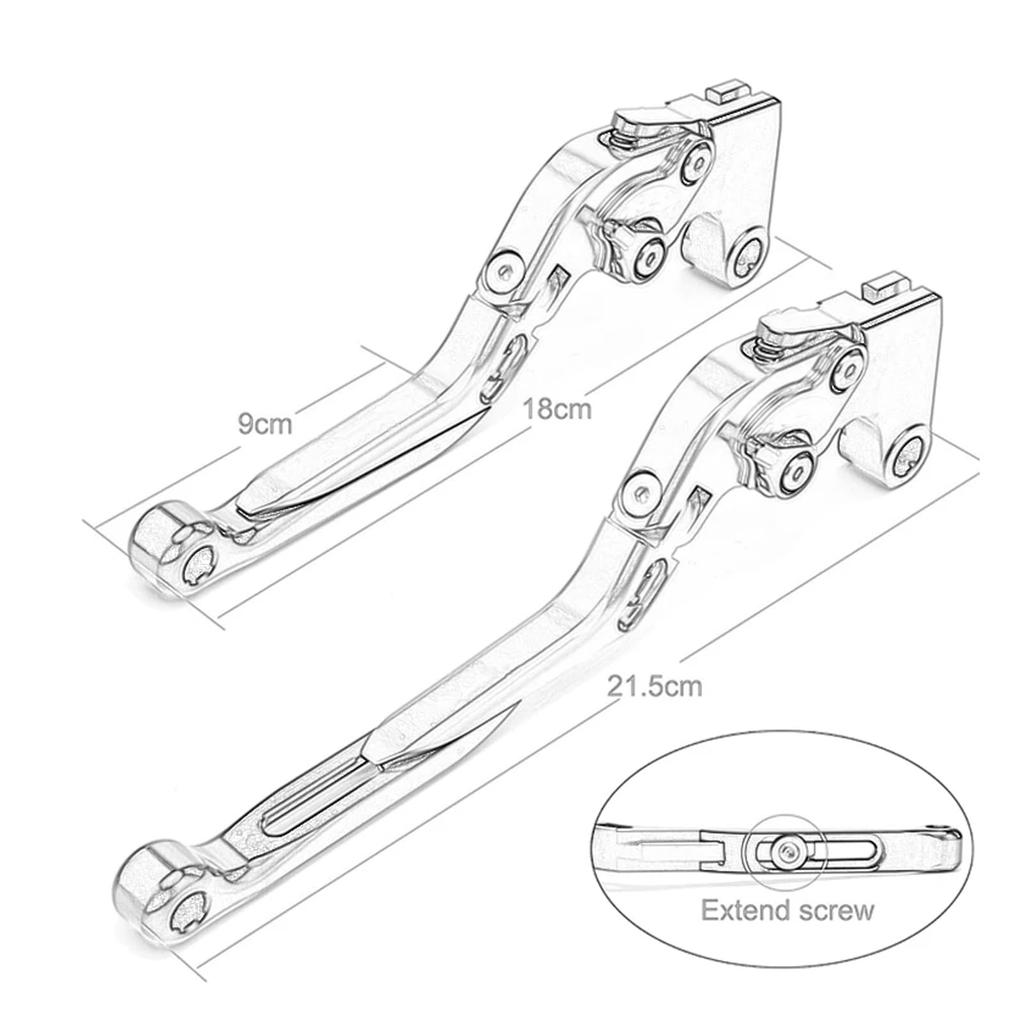 HUANGCJ For MT07 MT-07 2025 Motorcycle Brake Clutch Lever Handlebar Handle Grip End Mt07
