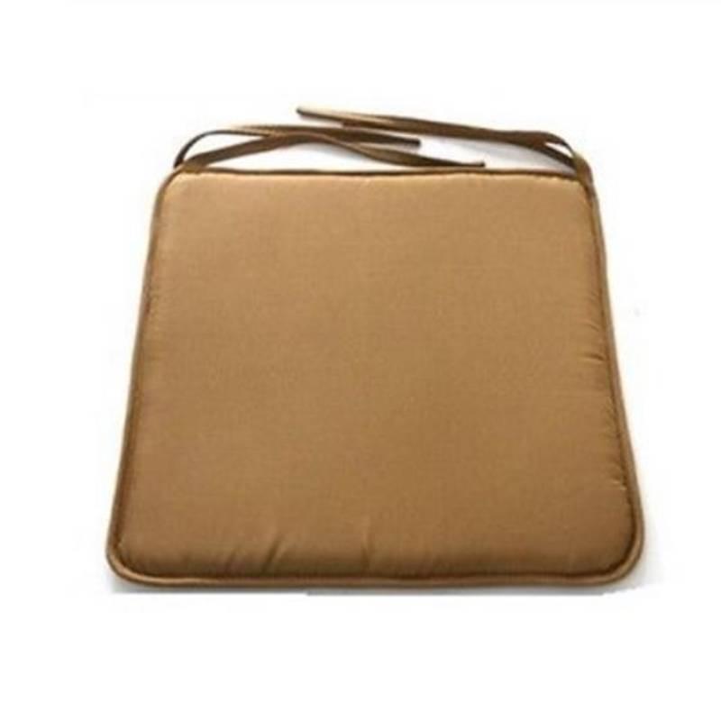 Stylish Foam Chair Cushion In Solid Color For Dining Room And Office Use Featuring Multiple Color Options Like Deep Red And Sky Blue