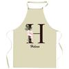 Tablier De Cuisine - Helena Lettre - Impression Bretonne - Coton Résistant - Made In France