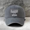 Woven Fabric pc Baseball Cap  with Geometric Print Casual Sport Cap for Men Outdoor Activities Fathers Day  Birthday Gif