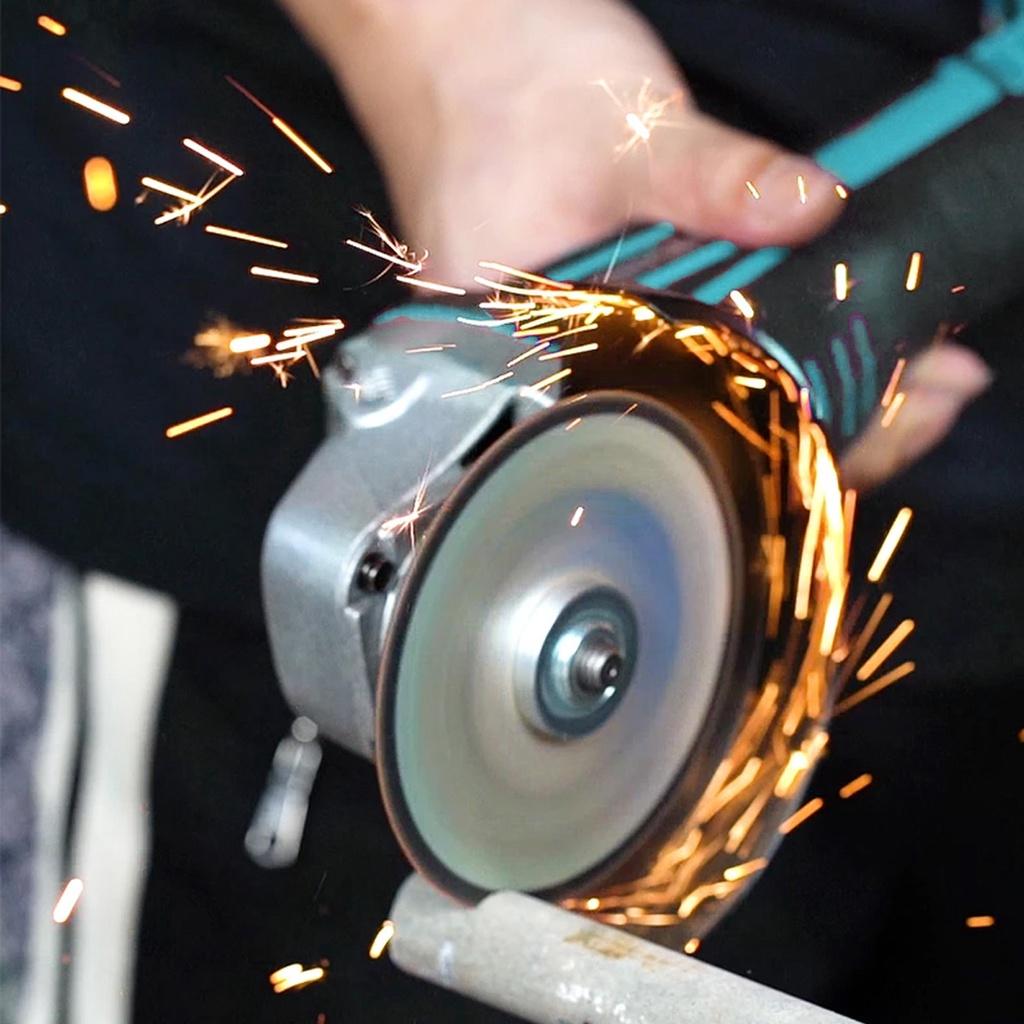 21V 100MM 1/2 Lithium-Ion Battery Power Tool Cutting Machine DIY Woodworking Grinding Machine Brushless Electric Angle Grinder