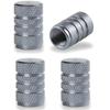 Aluminum Alloy Tire Valve Stem Caps 4 Pcs Universal Stem Covers for Cars Motorcycles and Bikes Auto Tire Accessoires Stem Caps1