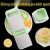 Multifunctional Kitchen Vegetable and Potato Slicer, Peeler, Shredder, and Grater