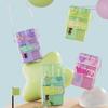 Grid Large-capacity Double Drinking Cup Children's Water Cup Student with Straw Drinking Cup Cartoon High-value Outdoor Portable Cup