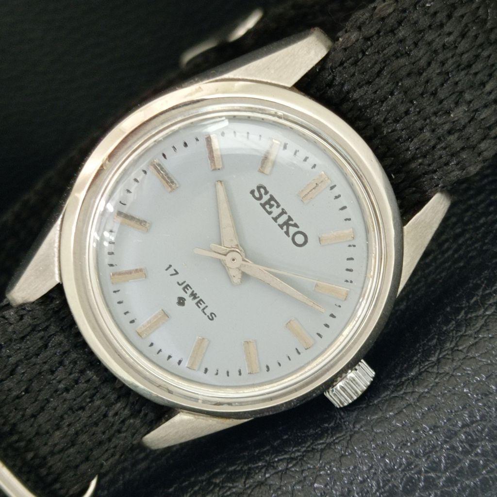 ВИНТАЖНЫЕ МЕХАНИЧЕСКИЕ ЧАСЫ SEIKO 66B JAPAN BOY С СЕРЫМ ЦИФЕРБЛАТОМ a706401-1