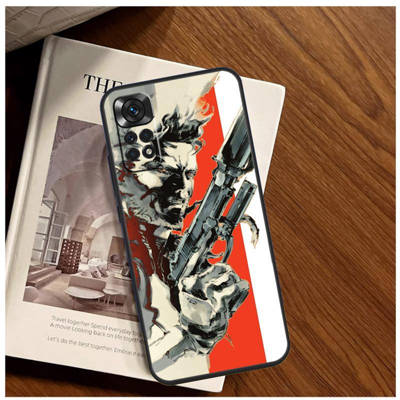

Metal Gear Solid Case For Xiaomi Redmi Note 11 10 9 12 13 14 15 Pro Plus Cover For Redmi 15 C 10C 13C 12C 14C Redmi 13C