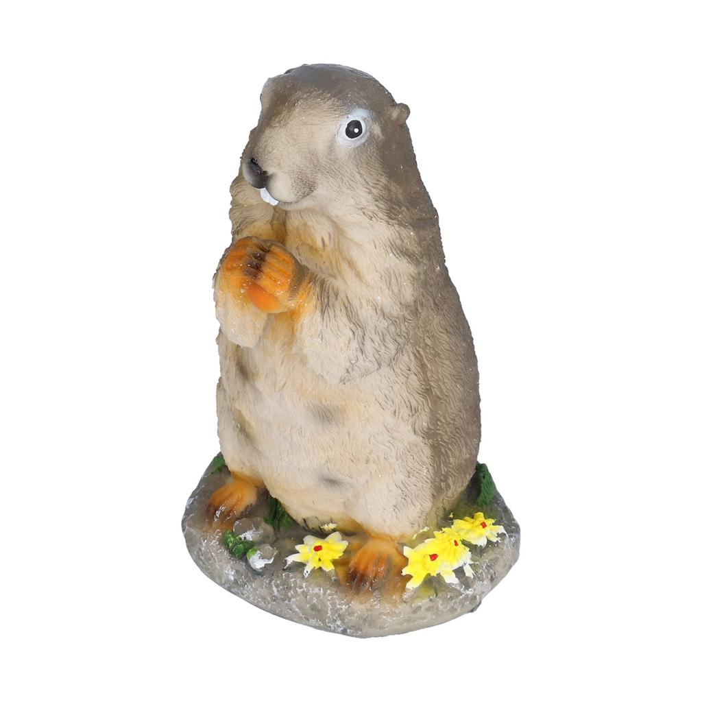 Resin Groundhog Small Ornaments Animal Model Landscape Props Resin Crafts Bonsai Decorations
