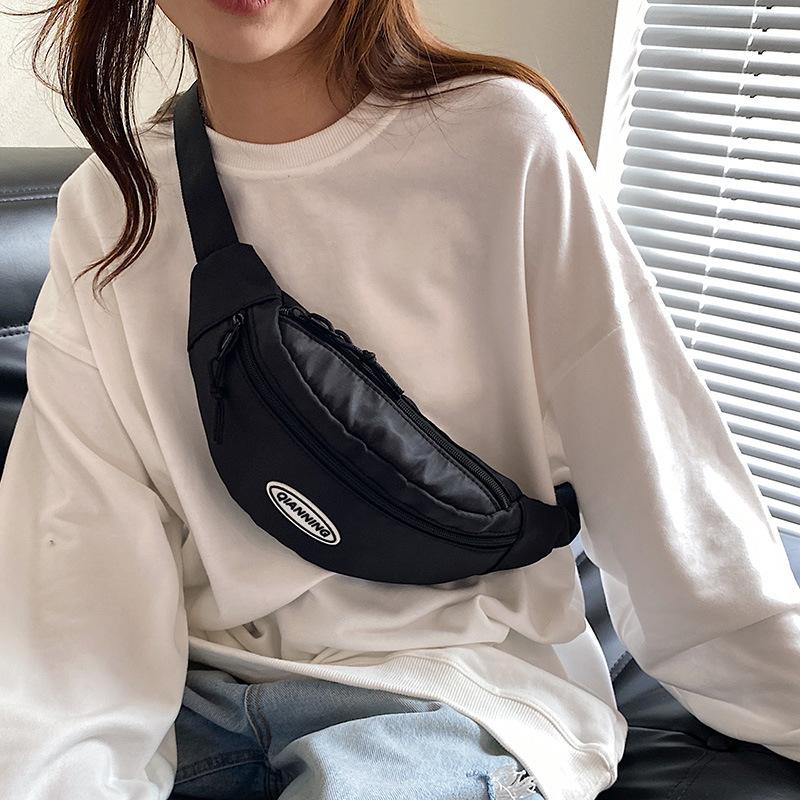 Fanny pack new dumpling bag entanglement fashion simple shoulder messenger bag small bag