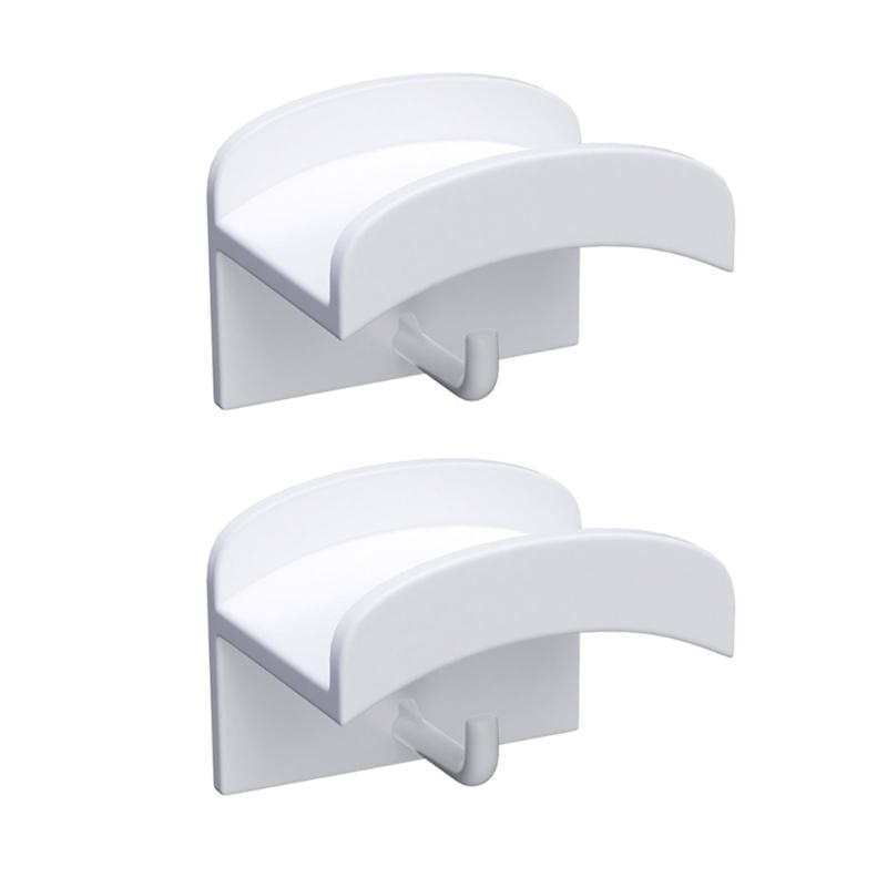 2Pcs Gaming Headphone Stand Hanger Compatibility with Gaming Music Headphones for Easy Storage and Organization белый
