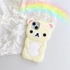 Niedliche Cartoon 3D Rilakkuma Handyhülle für iPhone 16 15 14 13 12 11 Pro X XS Max XR 6 7 8 Plus Weiche Silikonhülle