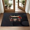 Guns N’ Roses Design Crystal Velvet Rug Soft Decorative Mat for Bedroom Entrance