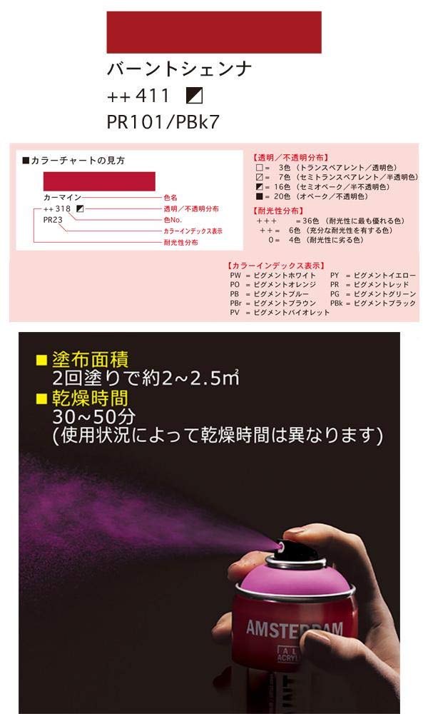 Talens Amsterdam Spray Paint, 400ml, 411 Burnt Sienna, T1716-411