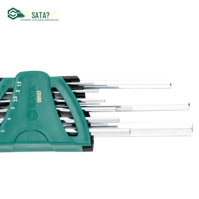 SATA 9-Piece Long Arm Hex Key Set