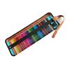 50-Color Wooden Hexagonal Oil-Based Colored Pencil Set for Adults and Art Students with Water-Soluble Paintbrushes.