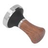 Kaffeepulverpresse Hammer und Verteiler Set Edelstahl Kaffee Tamper mit Holzgriff für