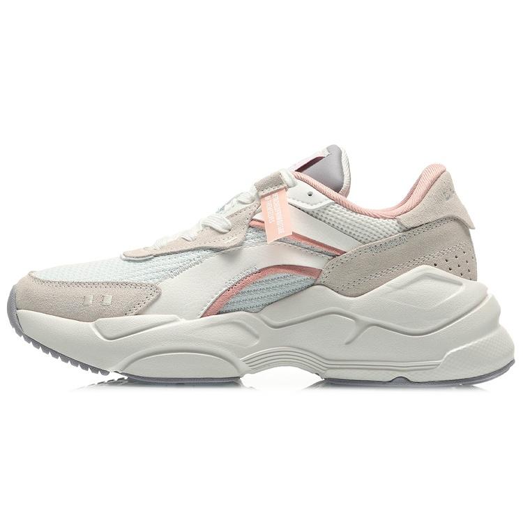 (WMNS) Li-Ning Candle Dragon White Light Blue Pink Women s AGCQ424-3 EU 40⅓