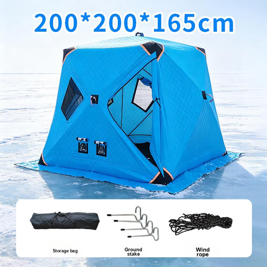 Ice Fishing Cotton Tent Outdoor Warm Camping Tent for Fishing with Windproof Insulation