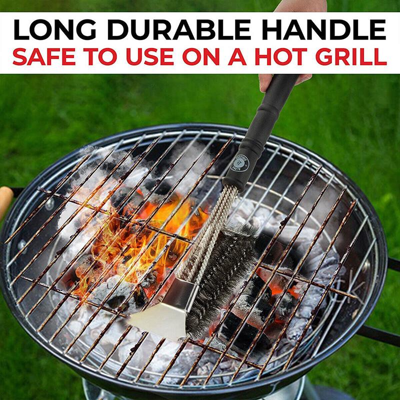 Bbq Grill Kartáč Čisticí nástroj Grilování Nerezový drát