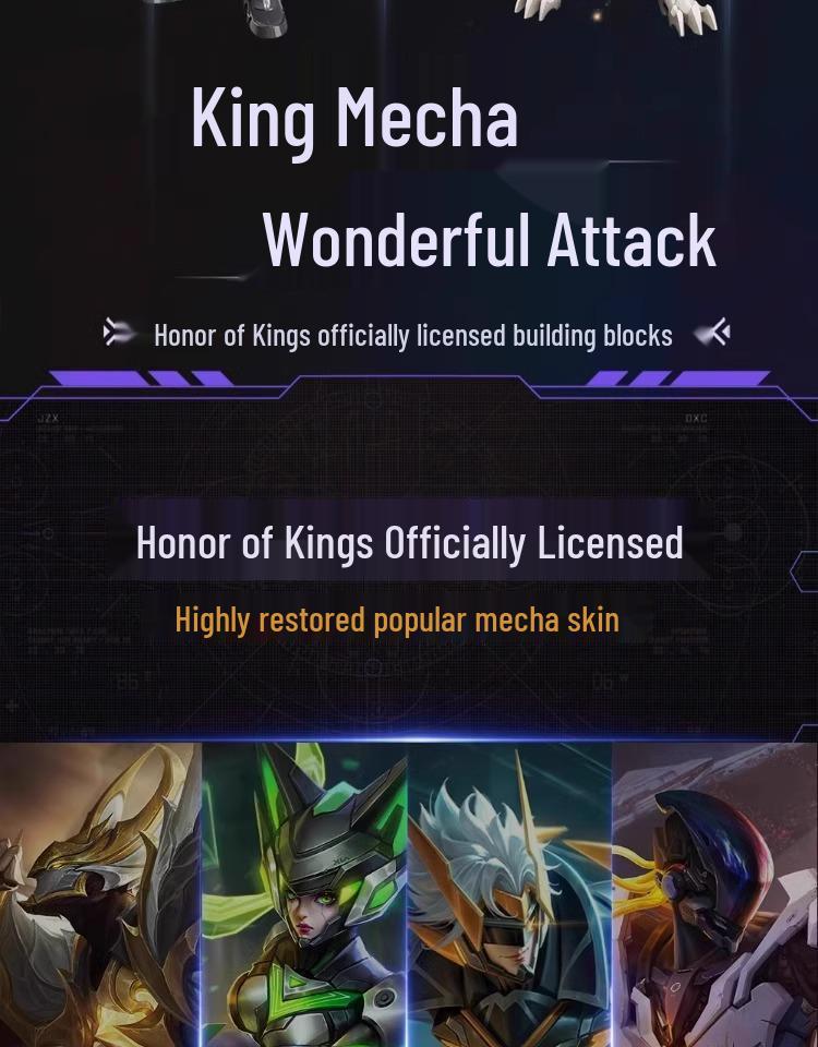 Sun Shangxiang Mecha Building Blocks - Compatible with LEGO, Action Figure Assembly Toy for Boys, Perfect Birthday Gift