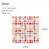 Made Japan Imabari Towel 3-Layer Gauze Handkerchief (Cherry) Pocchi Return Gift Small Retirement Thank You Greeting Ladies Kids Present Baby Cute Day