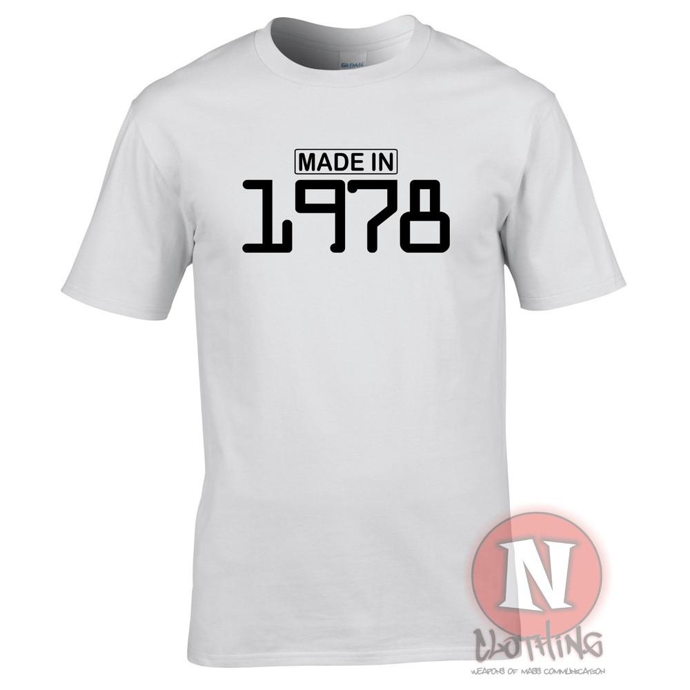 Made In 1978 TShirt Birthday Celebration Funny Party Gift Present Teeshirt
