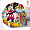 Mickey Mouse,Rainbow Automatic Umbrella   Tri fold Portable Umbrella, Best Holiday Gift for Men and Women, Durable Iron Frame, Playful Desig