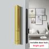 Single-Side Invisible Sizzle Lock Single-Side Lock For Interior Bedroom Background Door Secret Lock Hidden Black Door Handle