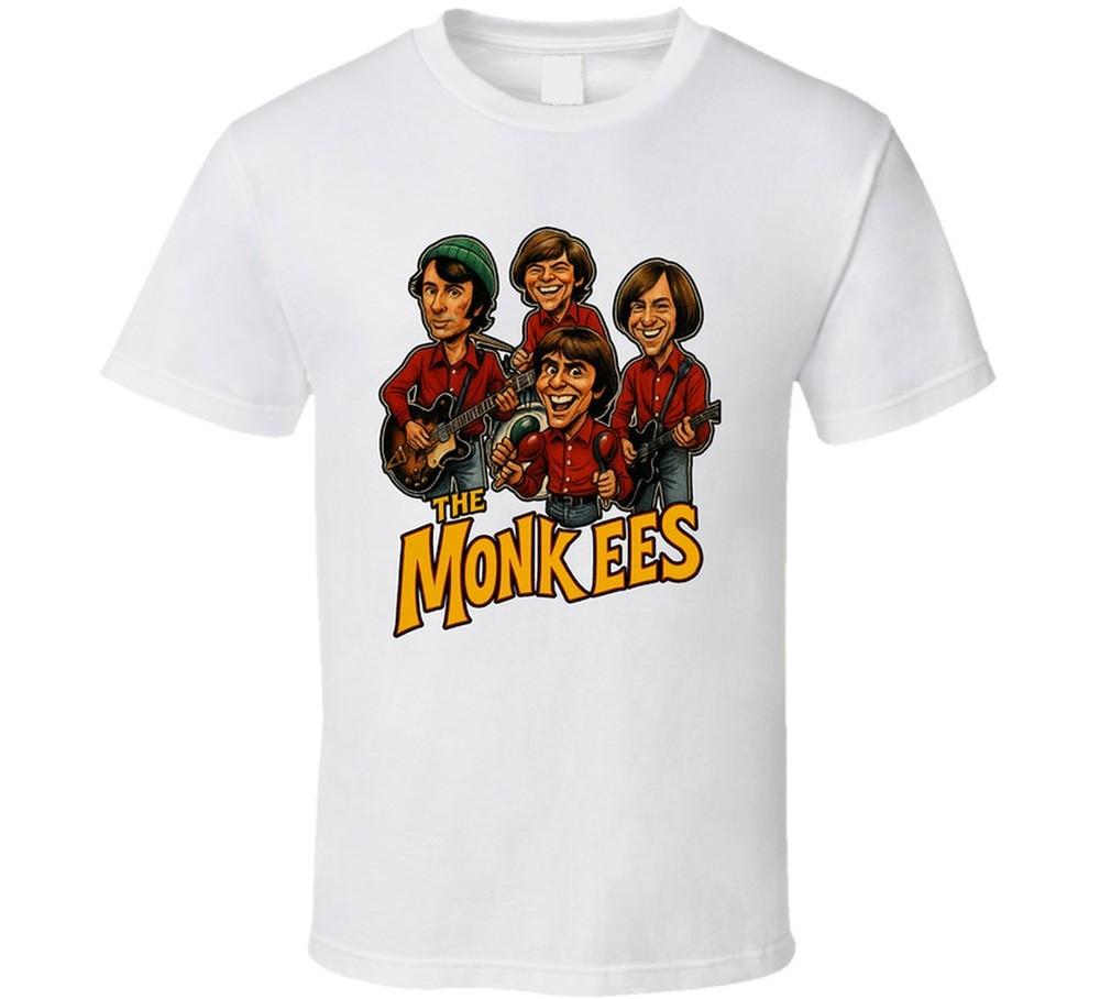 The Monkees Fictional Band Caricature Fan T Shirt