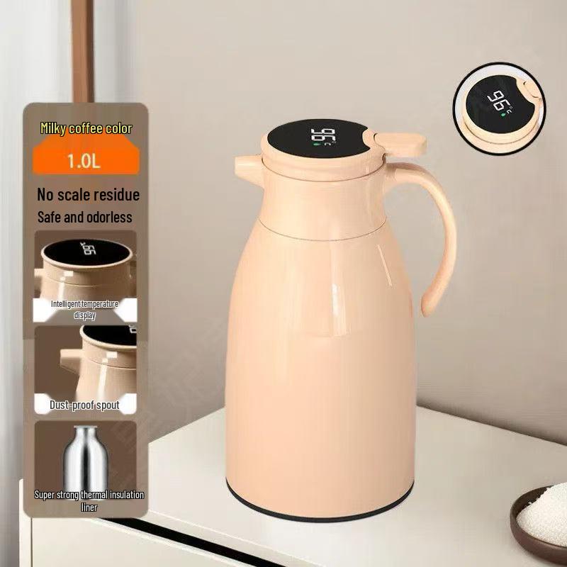 Large Capacity Glass Liner Thermos Flask for Home and Office