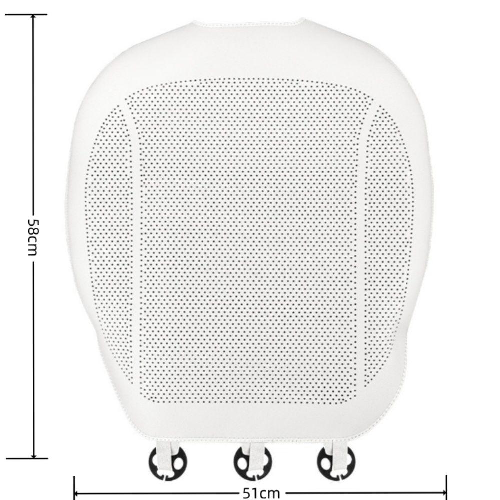 Four-season Car Seat Cushion Ventilated One-piece Half-pack Seat Breathable Summer Rear Seat Cushion Cover Set Universal