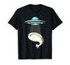 Lustiges Sakabanbaspisu Fisch Meme UFO-Entführung T-Shirt