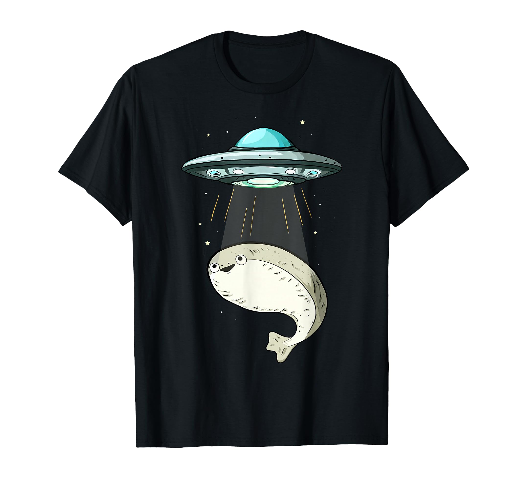 Funny Sakabanbaspisu Fish Meme UFO Abduction T-Shirt