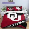 Oklahoma Sooners Pattern Bedding Set Quilt Cover Pillowcase Home Decor Gift (1 * duvet cover + 2 * pillowcase, without core)