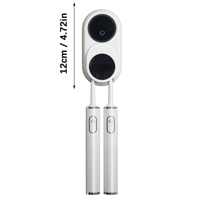 Display Rechargeable Toothbrush Dryer Wall Mounted Holders For 2 Bathroom Organizer