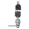 1pcs Metal Alloy Cylinder Lock Door Cabinet Mailbox Padlock Drawer Cabinet Cabinet Lock With 2 Keys Hardware 4size