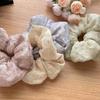 Women's Punching Embroidery Lace Crochet Scrunchie Hairband