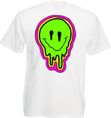 Melting Face T-Shirt, Melting Happy Face Shirt, Party Lovers Tee, Unisex Tee Top