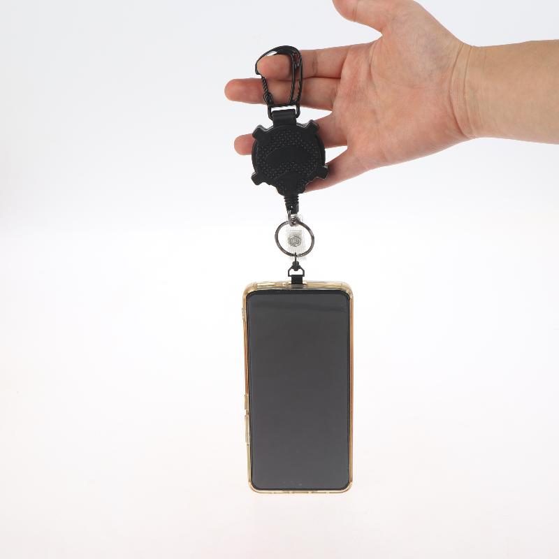 1 Set Smartphone Sicherheits-Lanyard-Riemen Einziehbare Handyhalterung Mit Karabiner Anti-Drop-Gurt Für Wandern Radfahren Klettern
