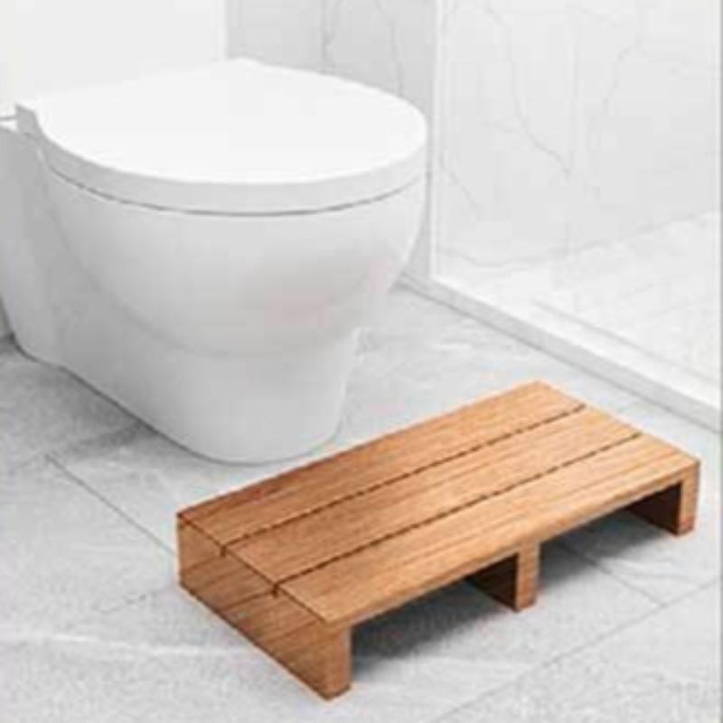 Modern Footrest Office Bamboo Footstool Kitchen Multifunctional Low Ottomans Aesthetic Luxury Rectangular Ottoman Furniture
