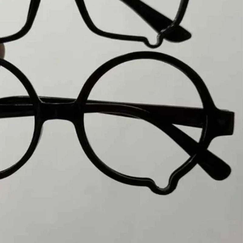 Fashion Eyewear Halloween Cosplay Cute Accessories Gift Y2K Anime Crying Glasses Dripping Tears Black Frame Unisex Retro Glasses