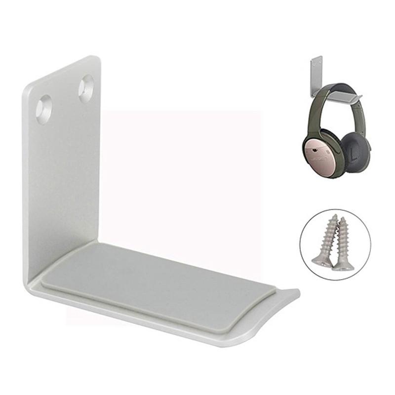 Fashion Creativity Headphone Holder Portable Button Storage Hook Space Saving Wall Mount Office