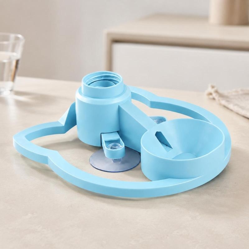 Replacement Pet Water Dispenser Base, 6.50 X 6.10 In ABS Drinking Station with Screw-Style Mount, Bottle Not Included