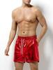 Pantalones cortos casuales de playa de charol para hombre 2024