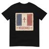 T-shirt Drapeau de la France Libre Résistance avec la Croix de Lorraine 19401944