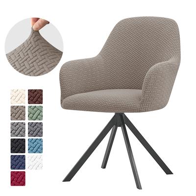 High Arm Chair Cover Elastic Dining Chair Covers Jacquard Office Seat Case Hotel Party Wedding Chairs Decor Furniture Protector
