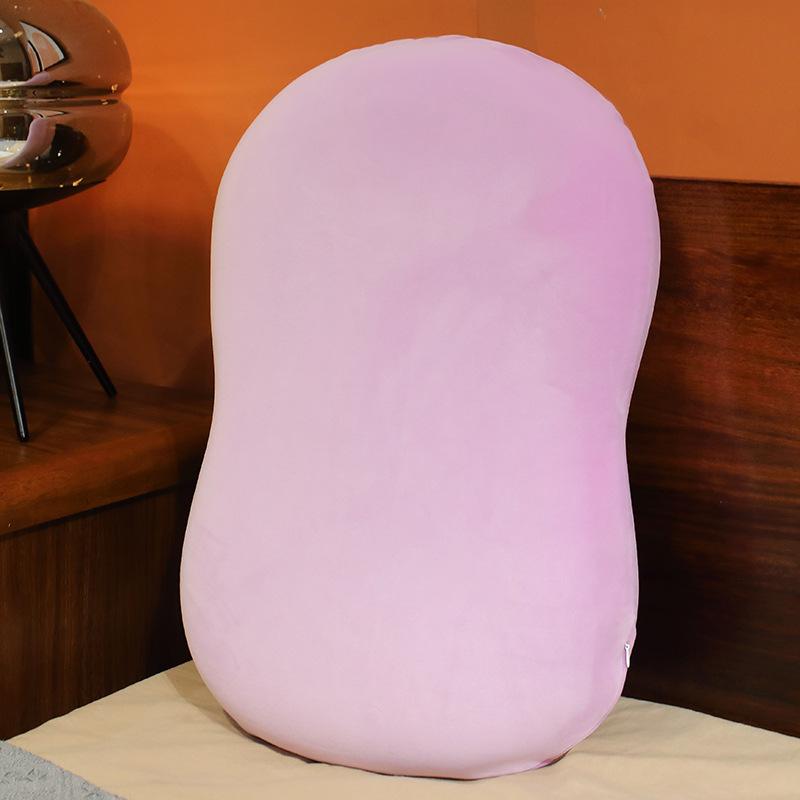 

Cartoon Solid Color Cat Belly Pillow Slow Rebound Memory Pillow Home Sofa Pillow Cushion Girl Birthday Gift 55*35*8cm（0.6kg） світло-фіолетового кольору