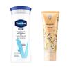 Vaseline Body Lotion & Mentholatum Hand Cream Bundle