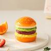 Ceramic Hamburger Toothpick Holder Dust-proof Dental Floss Box Funny Toothpick Jar  Office