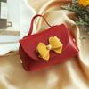 Mini Bowknot Handbag Portable Gift Packing Bag Gift Box Leather Candy Bags  Valentines Day